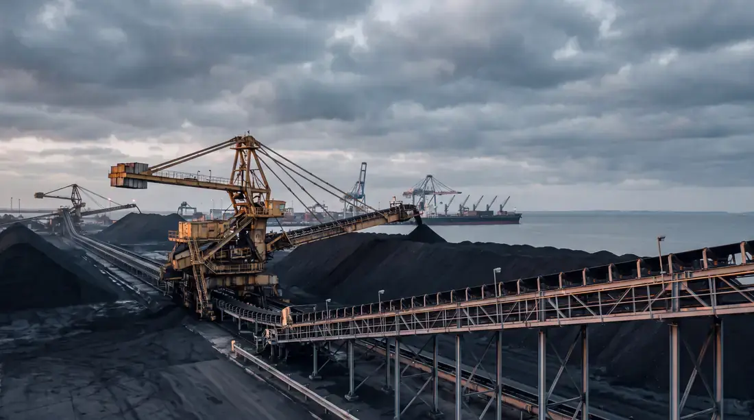 Bulk coal export handling en route to seaborne markets